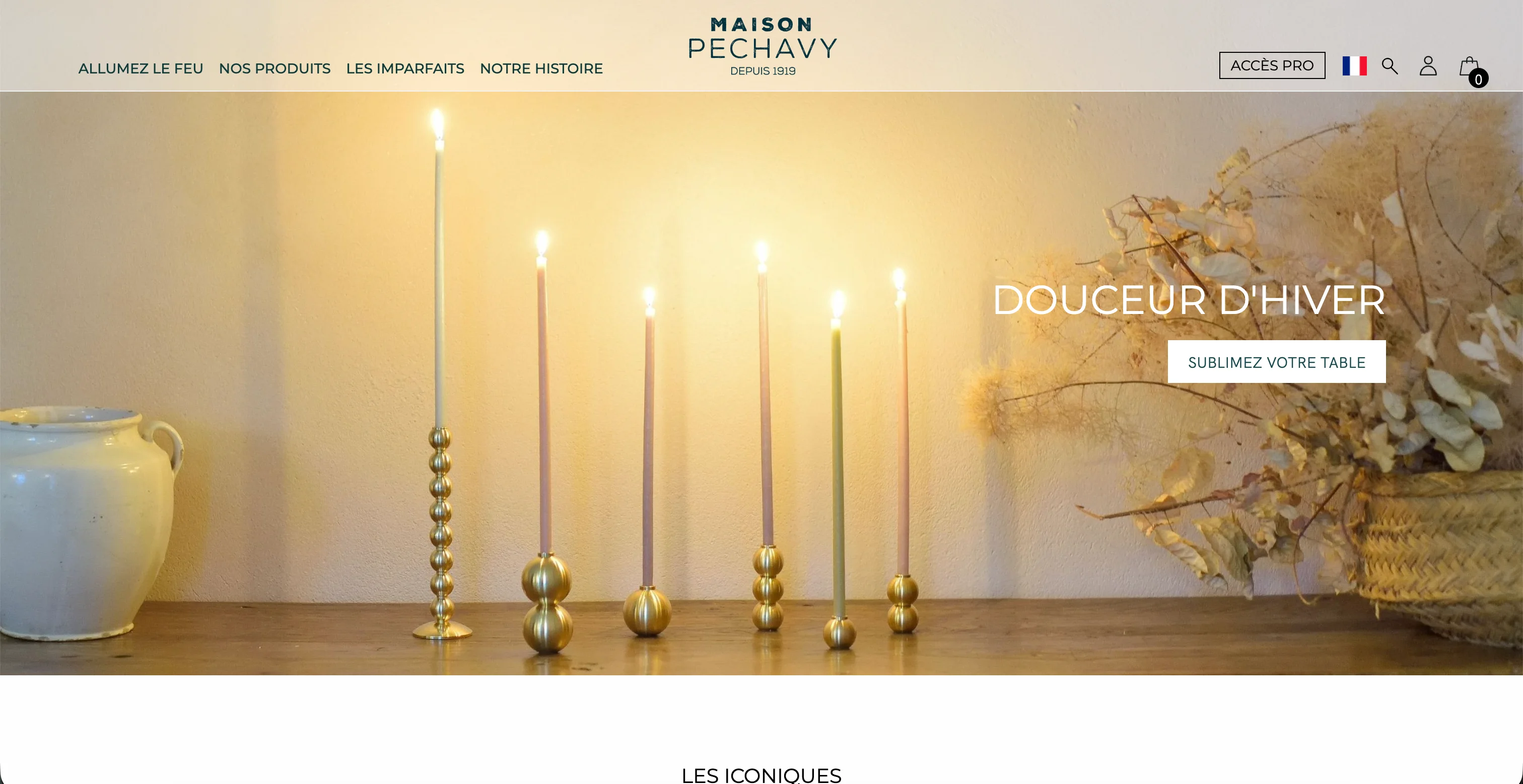 Maison Pechavy bougies decoration luxe